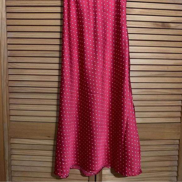 Red/White Maxi Holiday Dress Size Small - Picture 5 of 8
